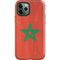 Morocco Flag Distressed iPhone 12 Pro Impact Case